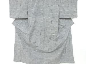 アンティーク　絣柄織出し手織り紬着物